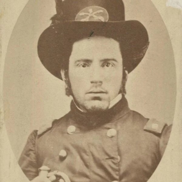 Photo of Lieutenant Colonel Harvey Hogg of the 2nd Illinois Cavalry via McLean County Museum of History.