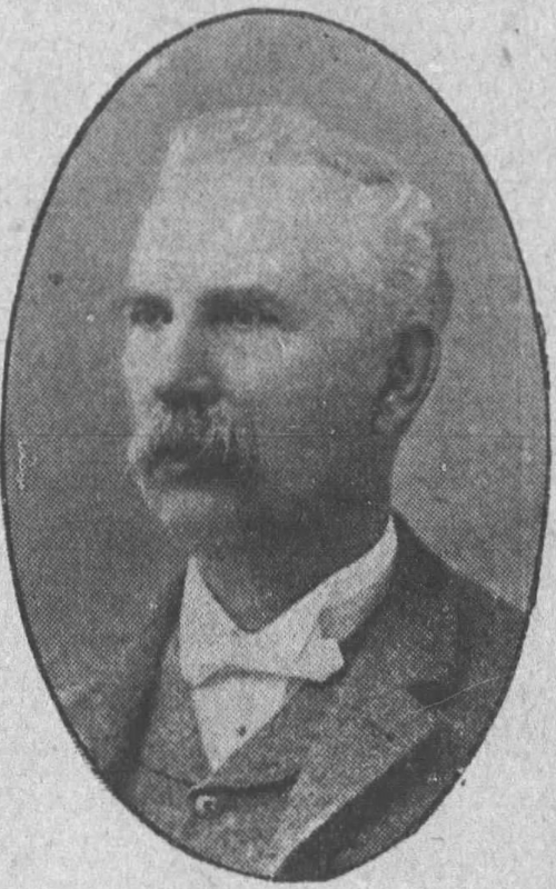 Photograph of Colonel Isaac Messmore from his obituary in 1902