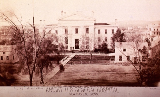 Knight U.S. General Hospital where Joseph Vaill stayed and worked. It later became the Yale New Haven Hospital.