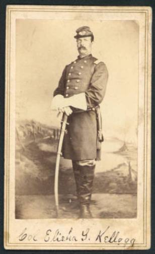 Colonel Elisha S. Kellogg of the 2nd Connecticut Heavy Artillery.