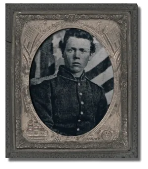 Photo of John Madison of Company A, 96th Pennsylvania Infantry.