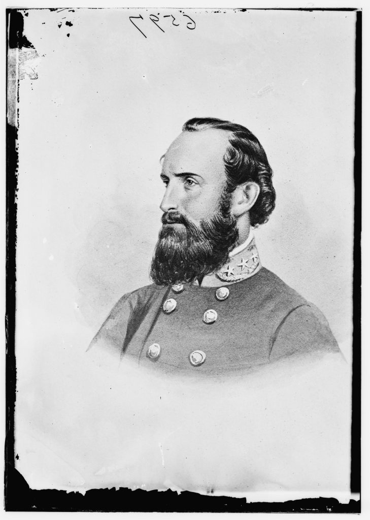 Portrait of Confederate General Thomas “Stonewall” Jackson.